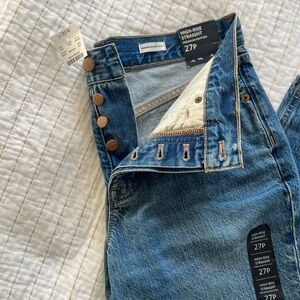 NTW J Crew Highrise Straight Jeans